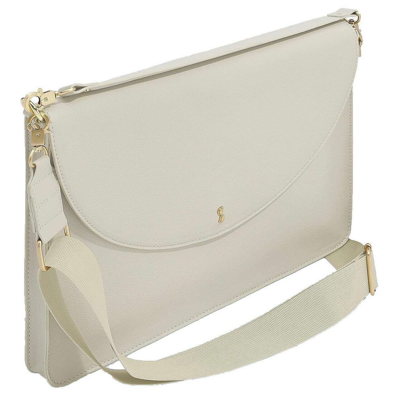 Stackers Slim Laptop Bag - Oatmeal Beige - Image 3