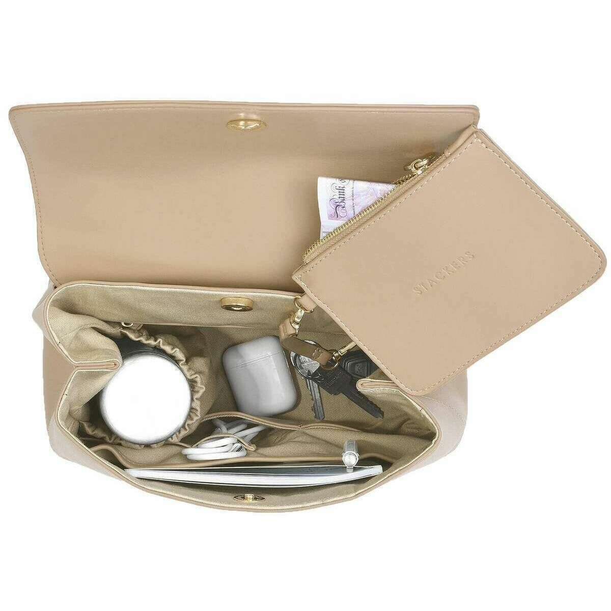 Stackers Small Backpack - Camel Beige - Image 4