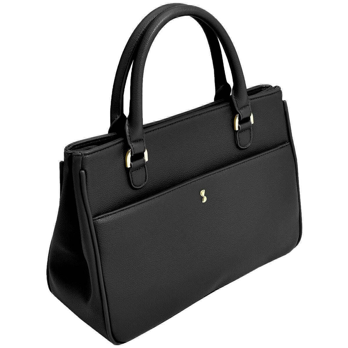 Stackers Small Handbag - Black - Image 4