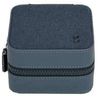 Stackers Square Travel Watch and Jewellery Box - Blue - Image 2