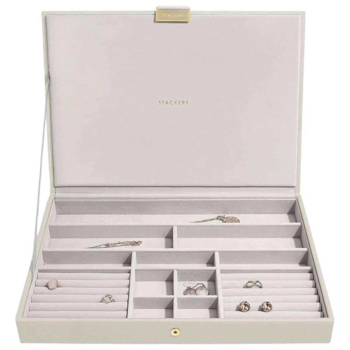 Stackers Supersize Jewellery Box 1-Drawer Set - Oatmeal Cream - Image 3