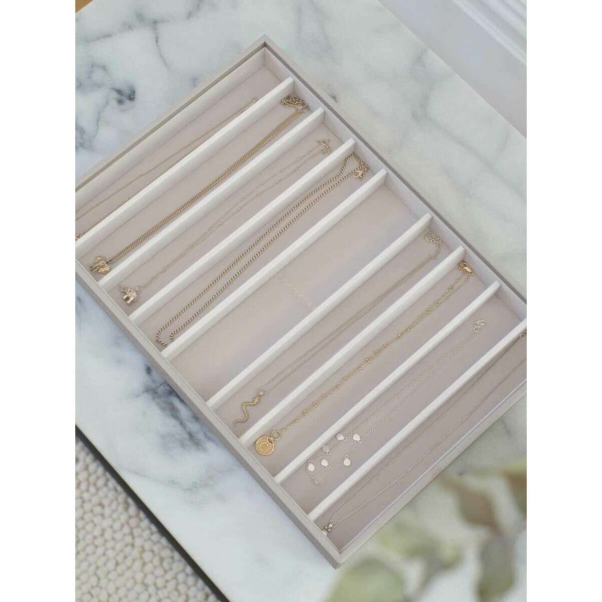 Stackers Supersize Necklace Layer - Taupe Beige - Image 2