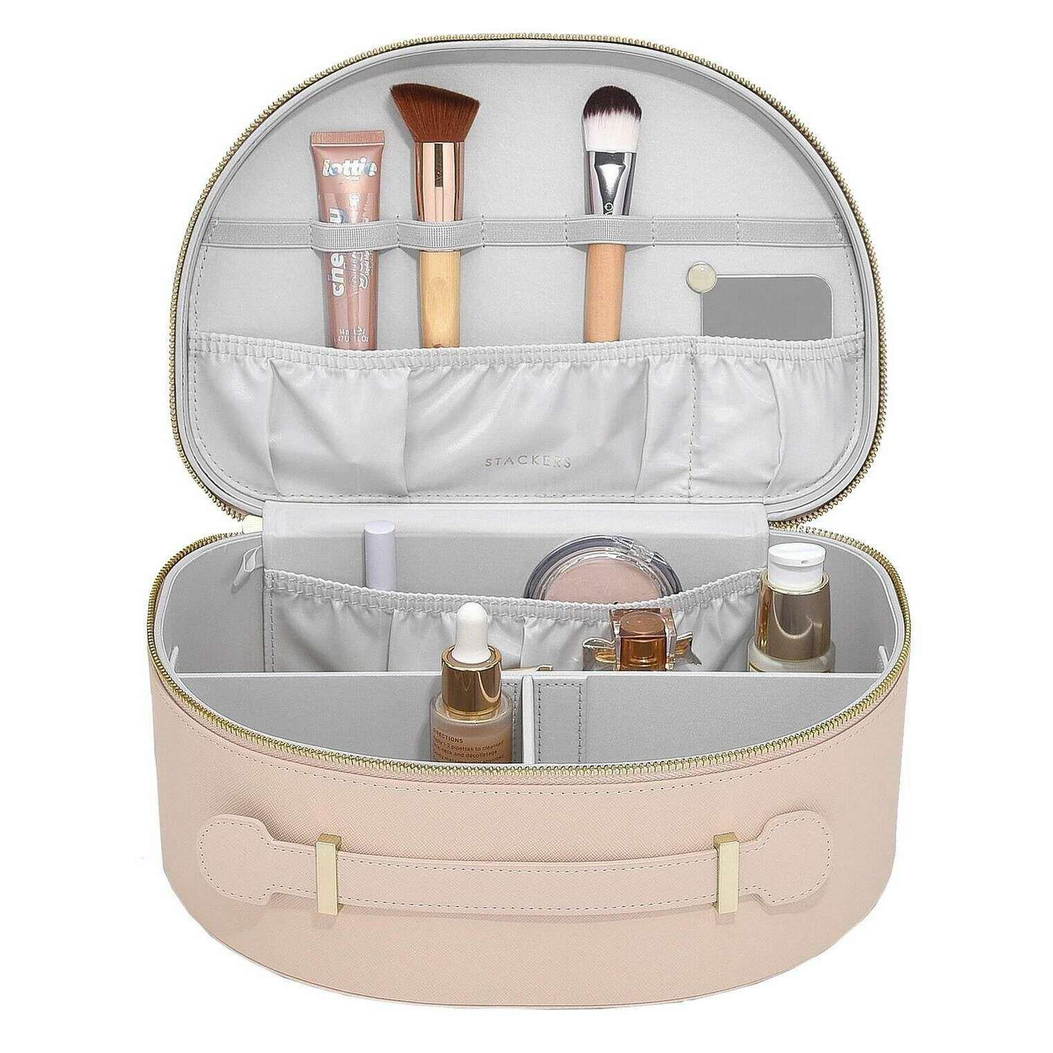 Stackers Vanity Case - Blush Pink/Gold - Image 2