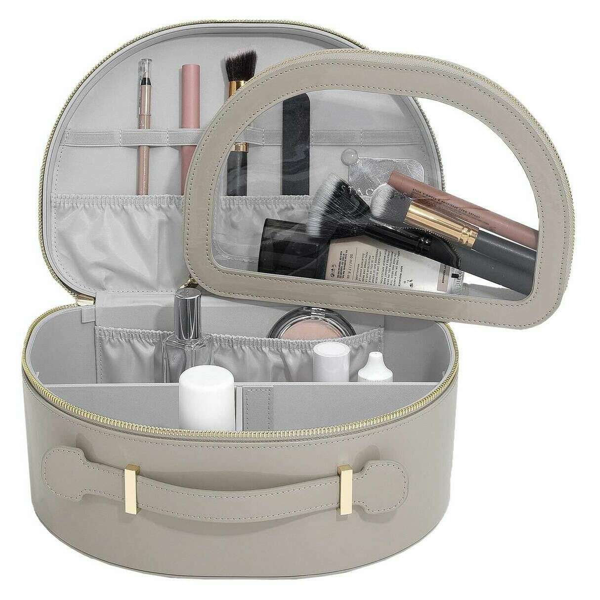 Stackers Vanity Case - Patent Putty Grey - Image 4