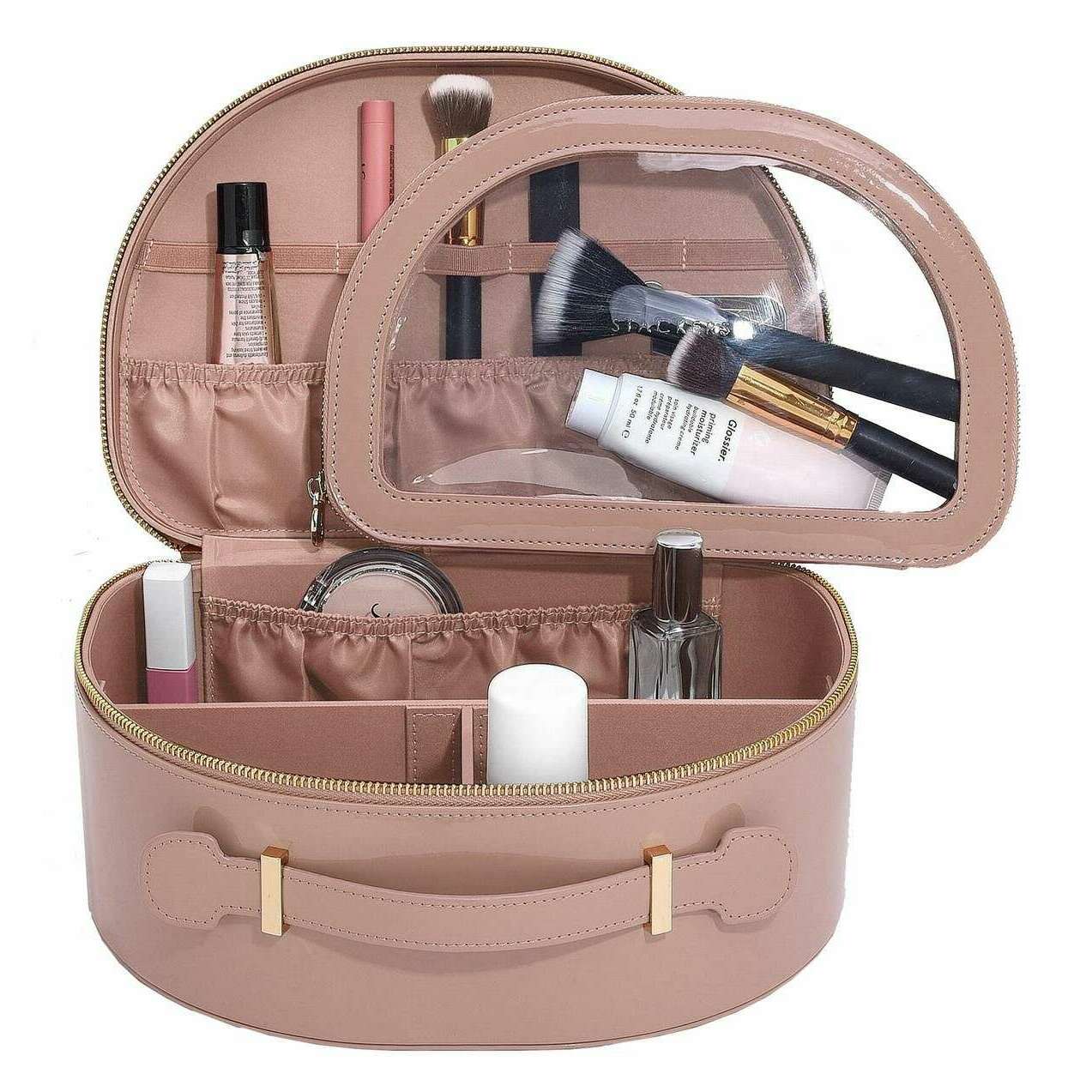 Stackers Vanity Case - Patent Rose Pink - Image 4