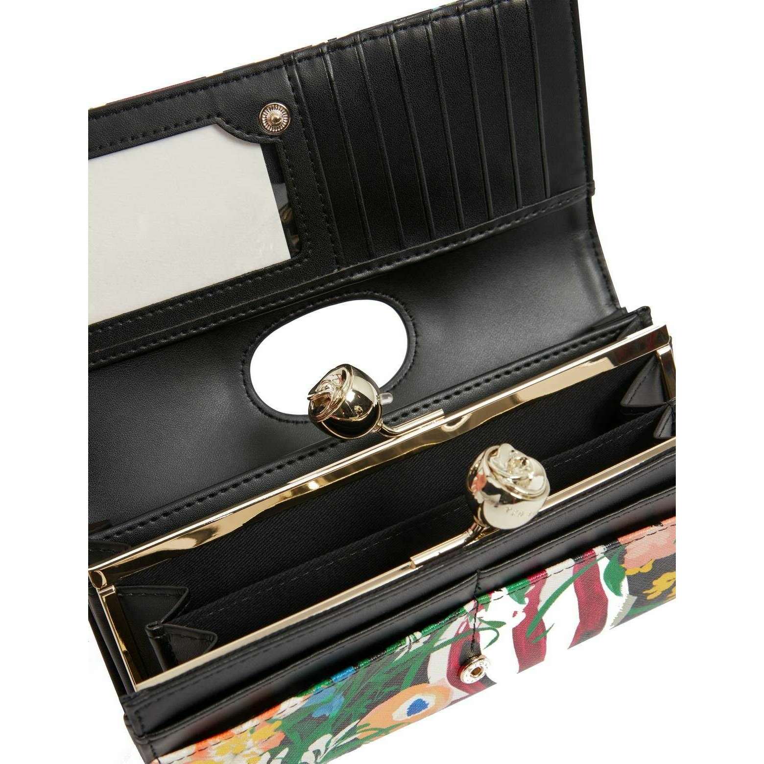 Ted Baker Bouanne Bouquet Printed Large Leather Bobble Purse - Multi-Colour - Image 3