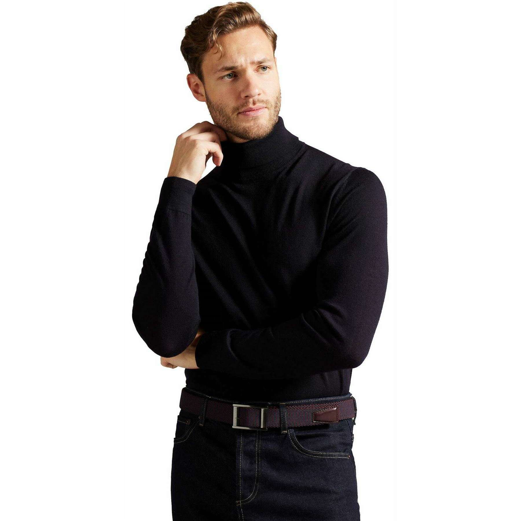Ted Baker Colummm Reversible Elastic Belt - Oxblood Red - Image 4