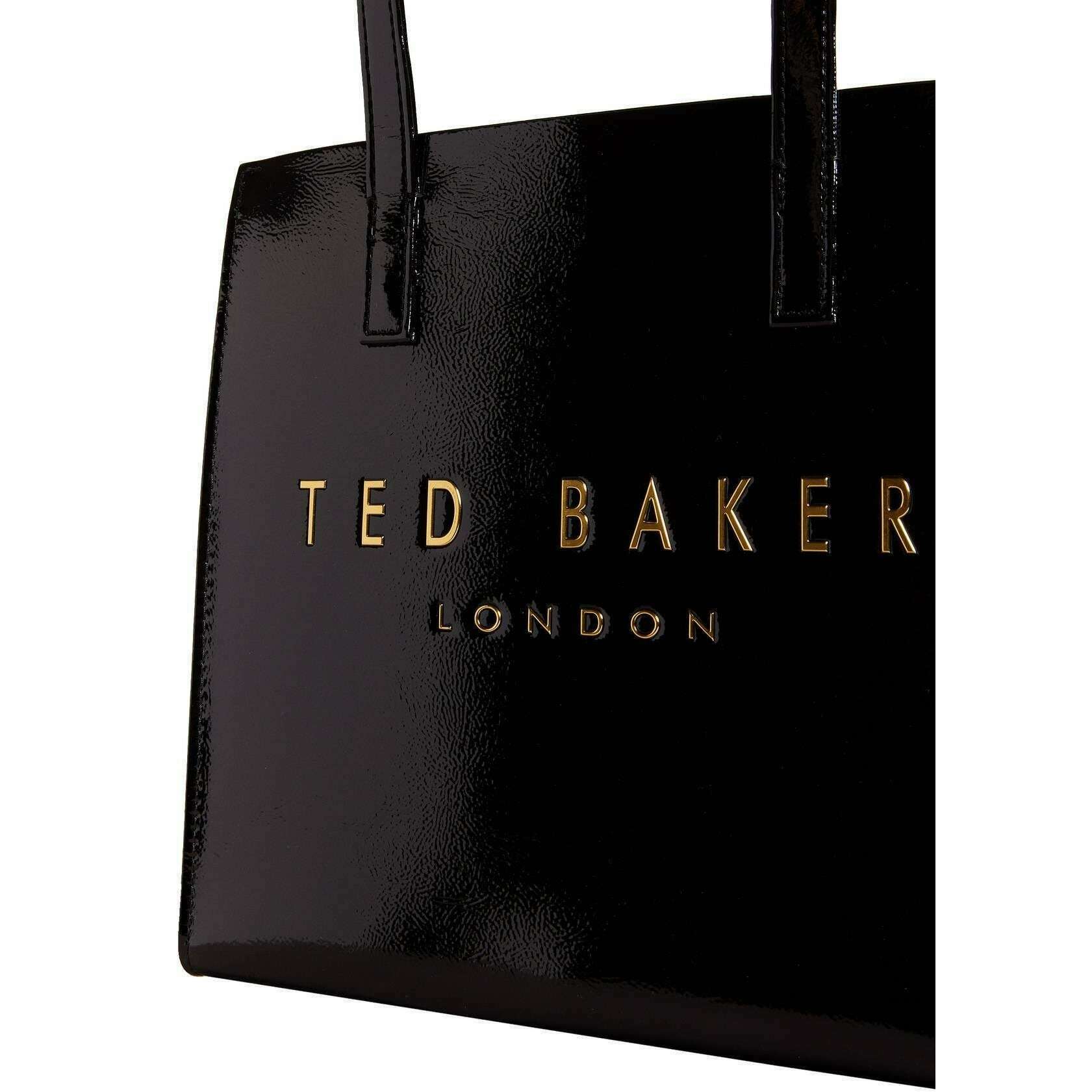 Ted Baker Crinion Crinkle Small Icon Tote Bag - Black - Image 3