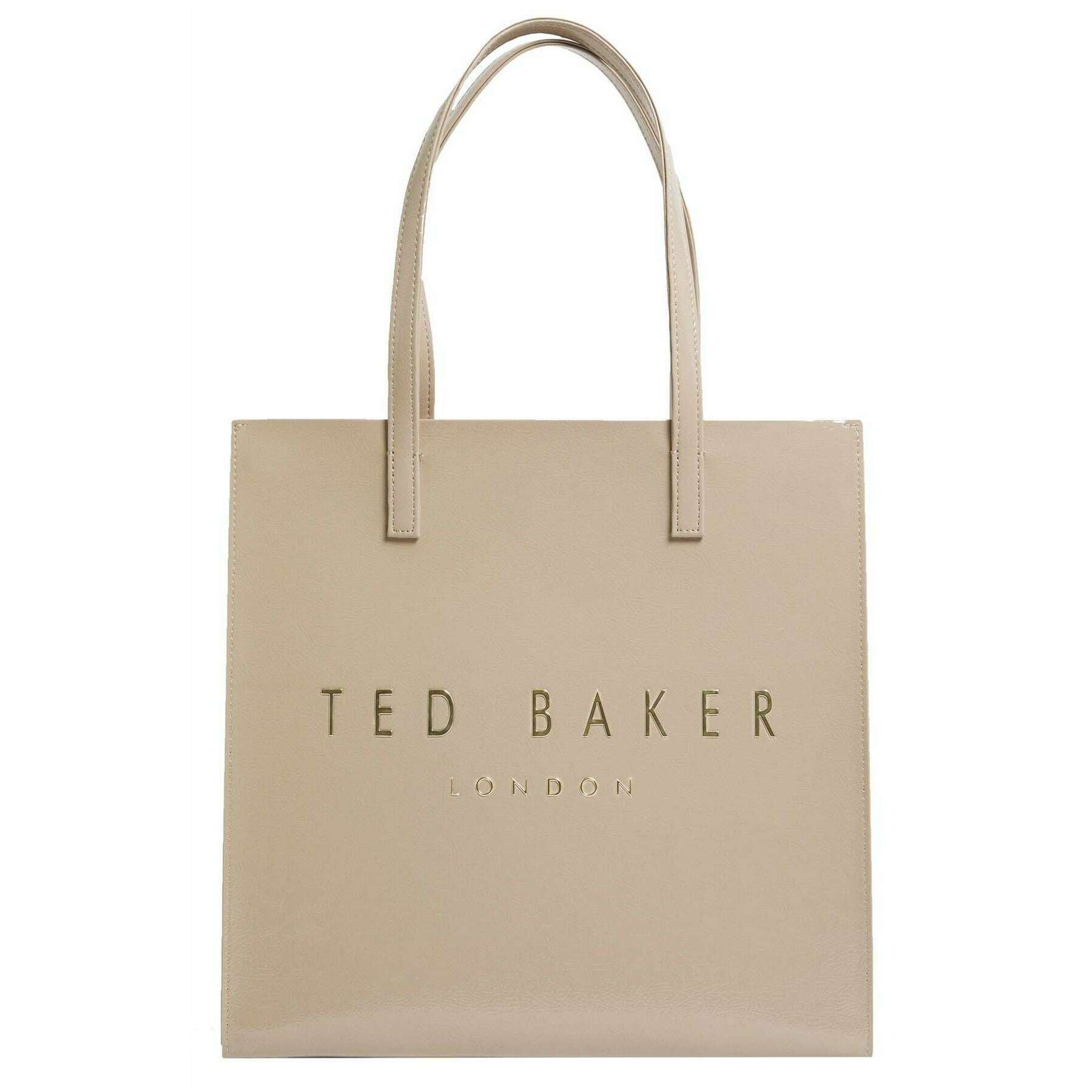 Ted Baker Crinkon Crinkle Large Icon Bag - Stone Beige