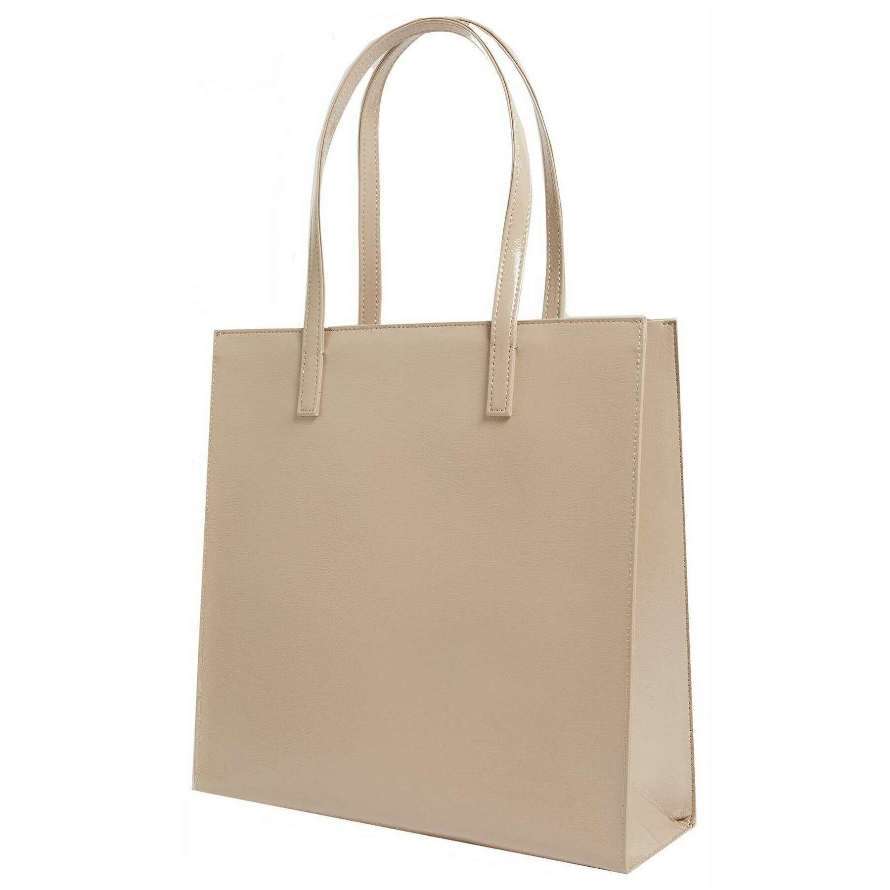 Ted Baker Crinkon Crinkle Large Icon Bag - Stone Beige - Image 2