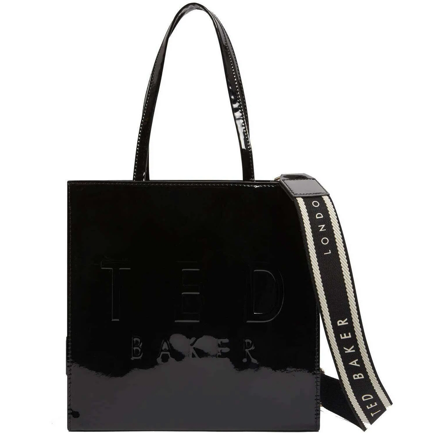 Ted Baker Iconica Webbing Small Icon Bag - Black
