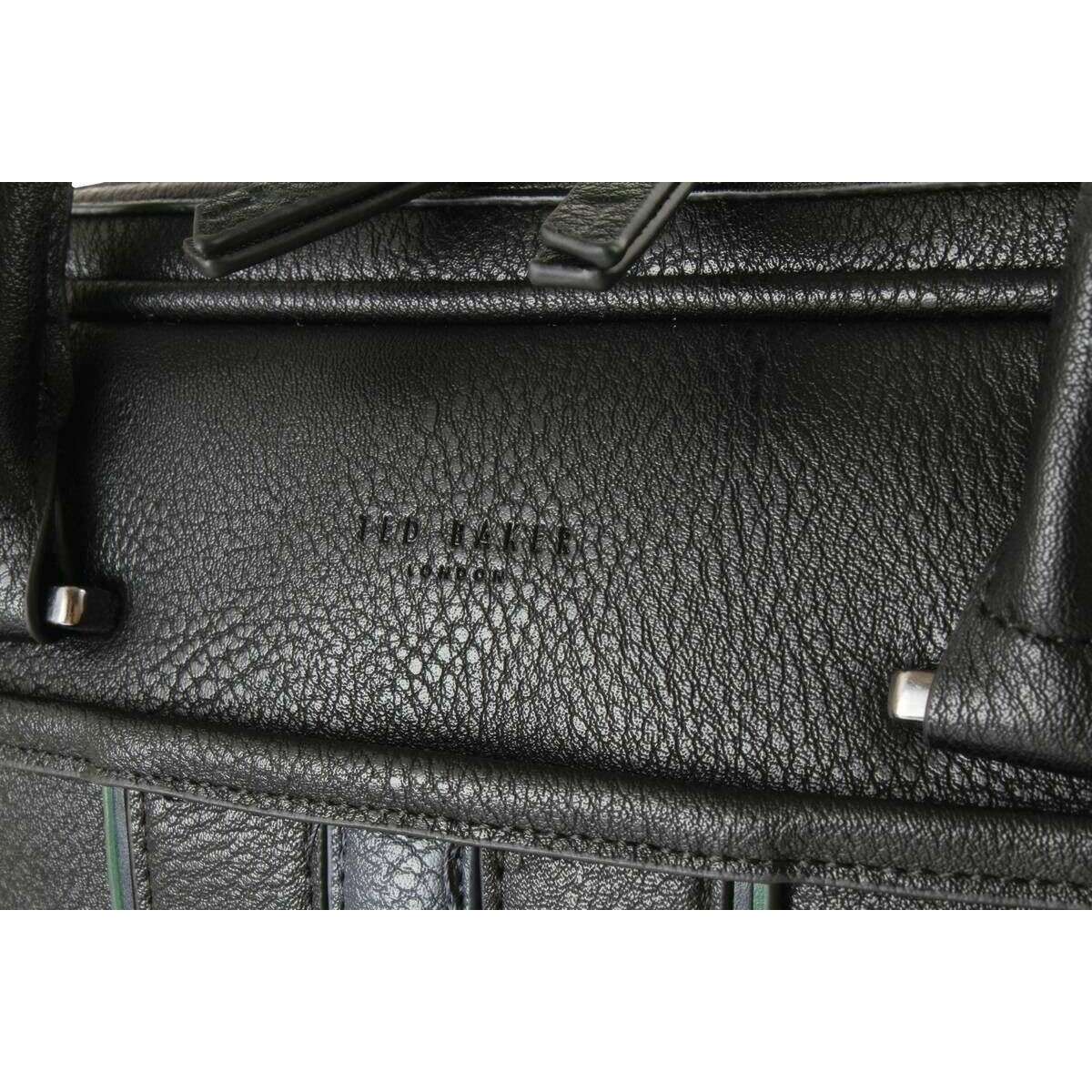 Ted Baker Kenriik Striped Document Bag - Black - Image 5