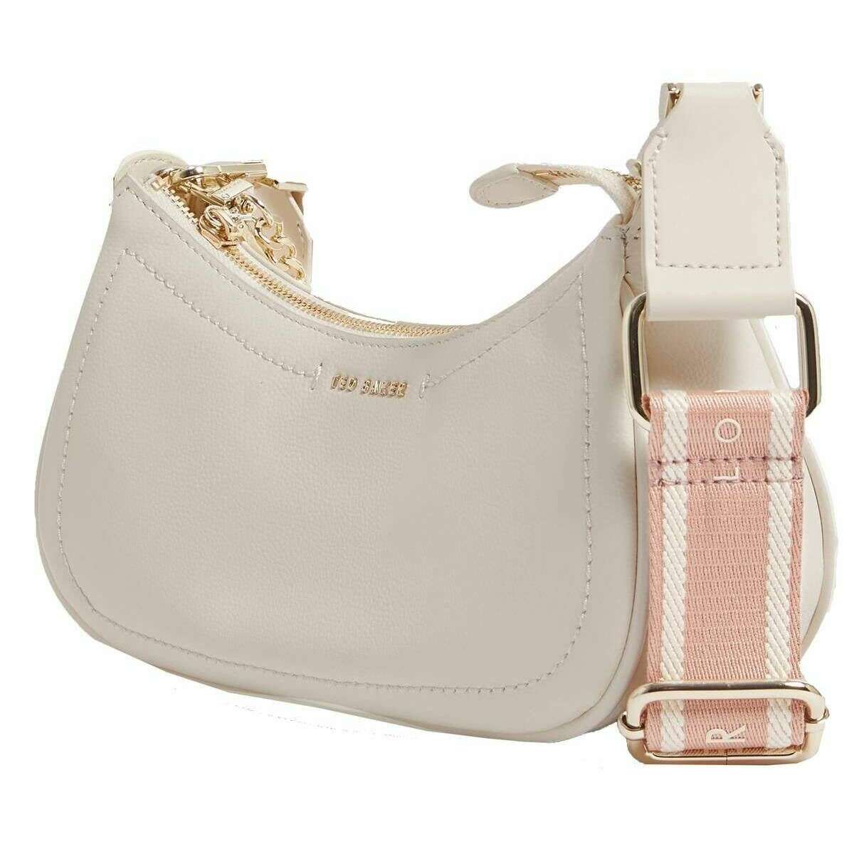 Ted Baker Laarna Small Leather Shoulder Bag - Ivory - Image 2