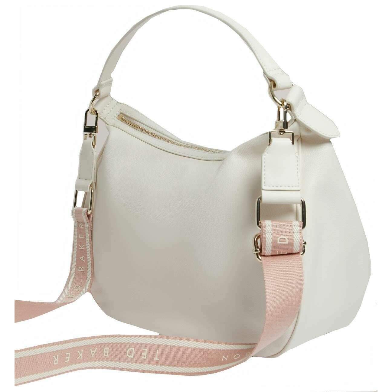 Ted Baker Lyshia Large Leather Hobo Bag - Ivory Cream - Image 2