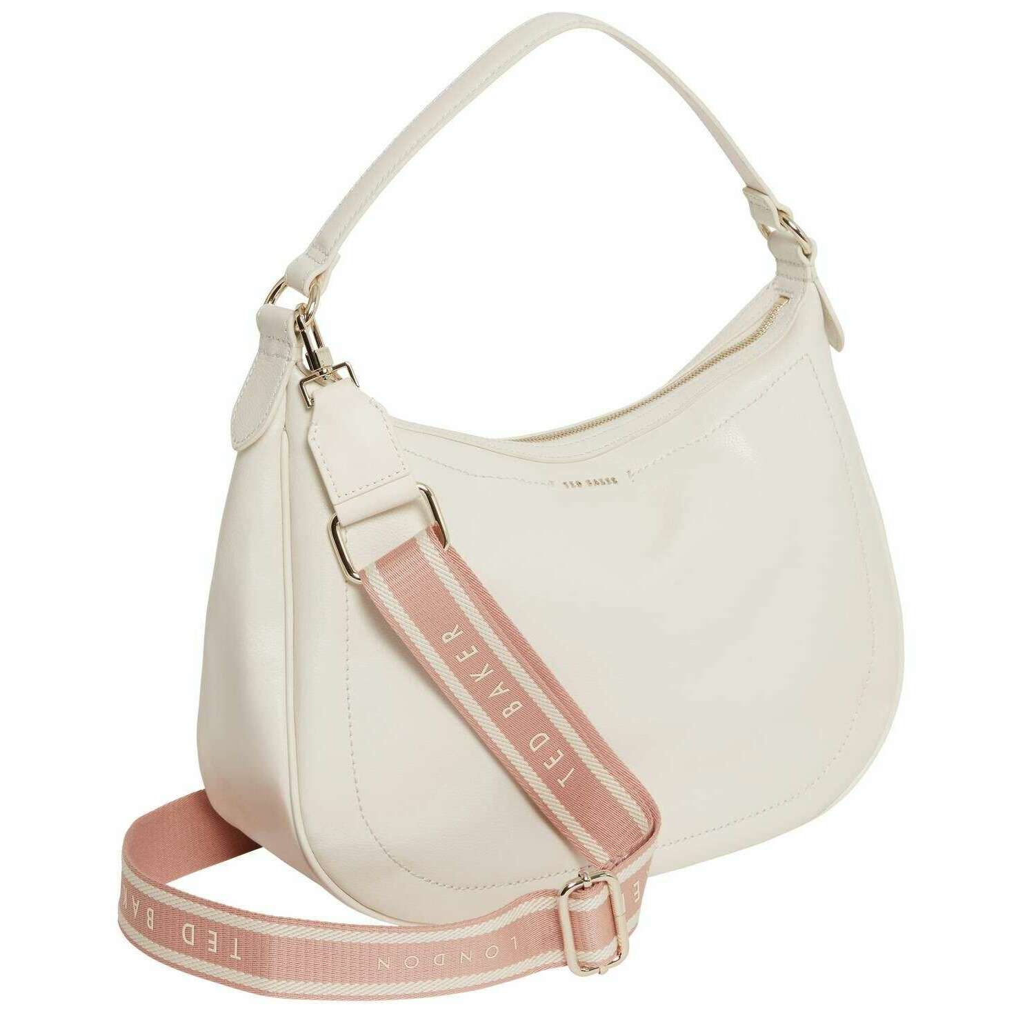 Ted Baker Lyshia Large Leather Hobo Bag - Ivory Cream - Image 5