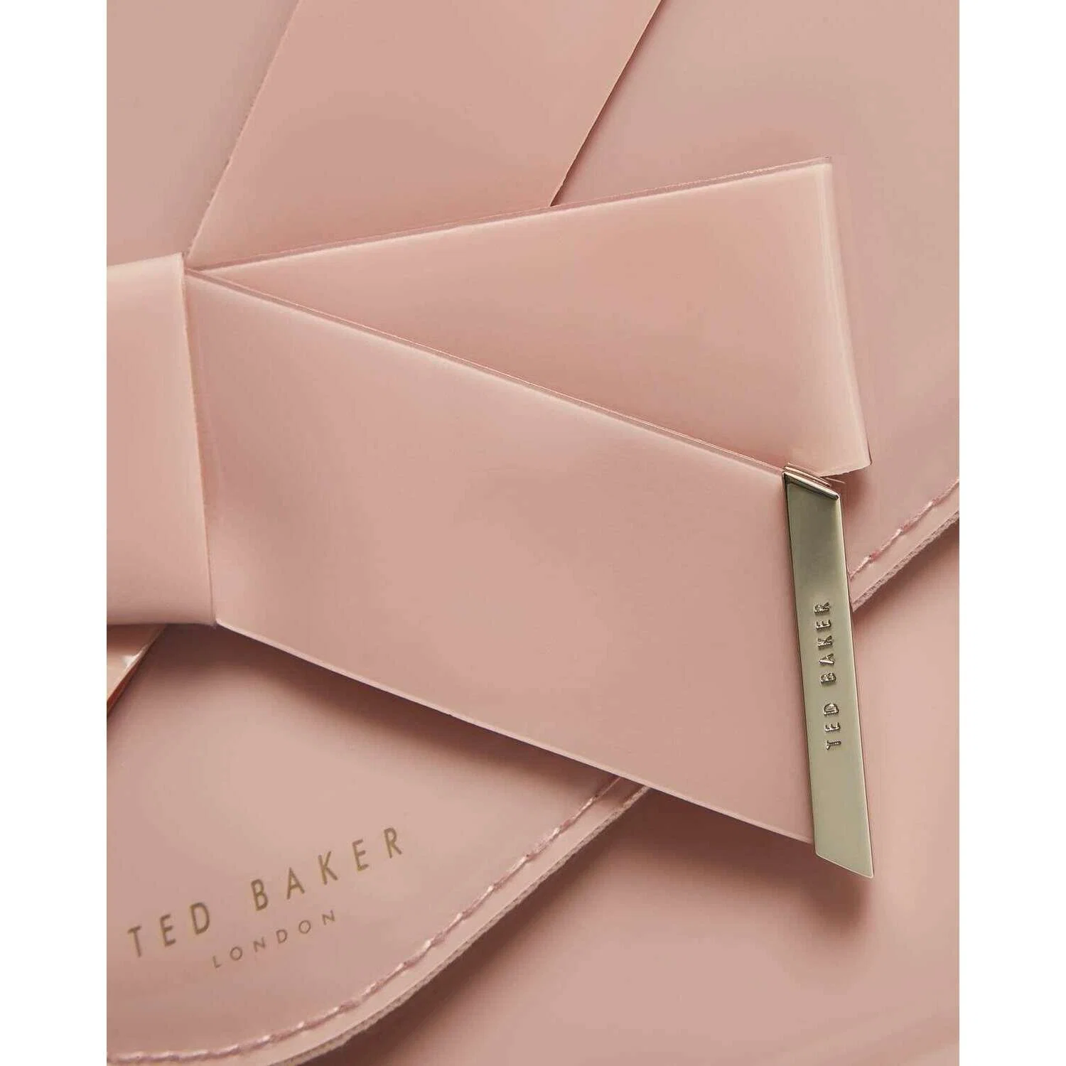 Ted Baker Nikkey Knot Bow Envelope Pouch Bag - Pink - Image 4