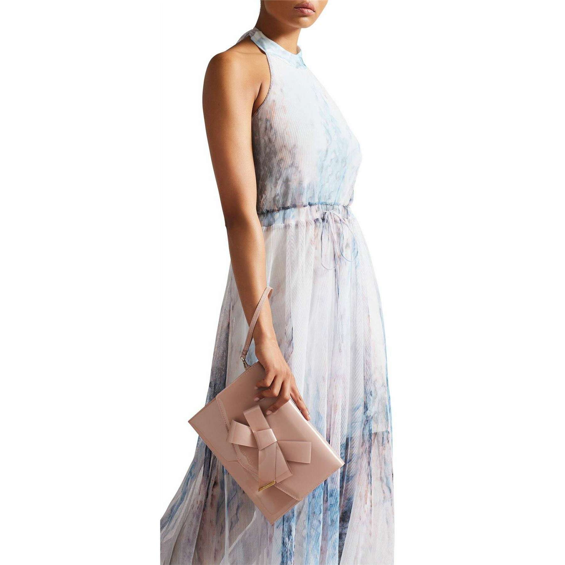 Ted Baker Nikkey Knot Bow Envelope Pouch Bag - Pink - Image 6