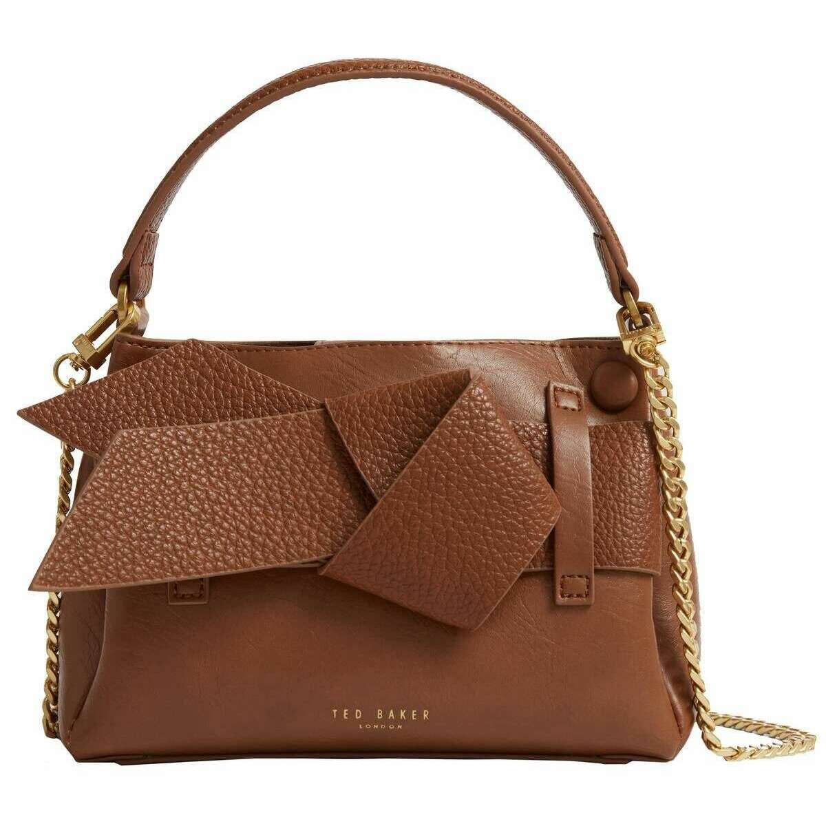 Ted Baker Ssansa Knot Bow Mini Top Handle Bag - Tan