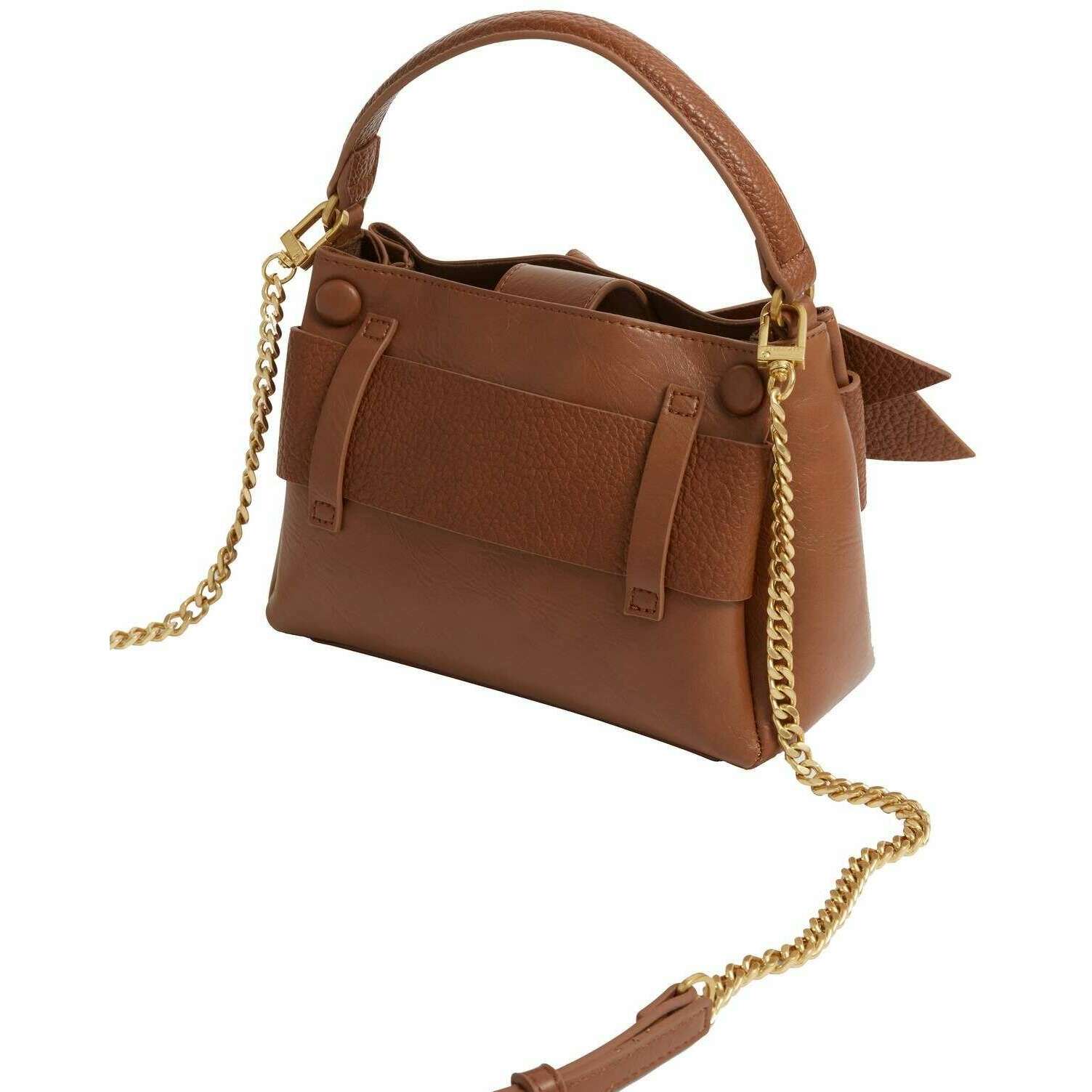 Ted Baker Ssansa Knot Bow Mini Top Handle Bag - Tan - Image 2
