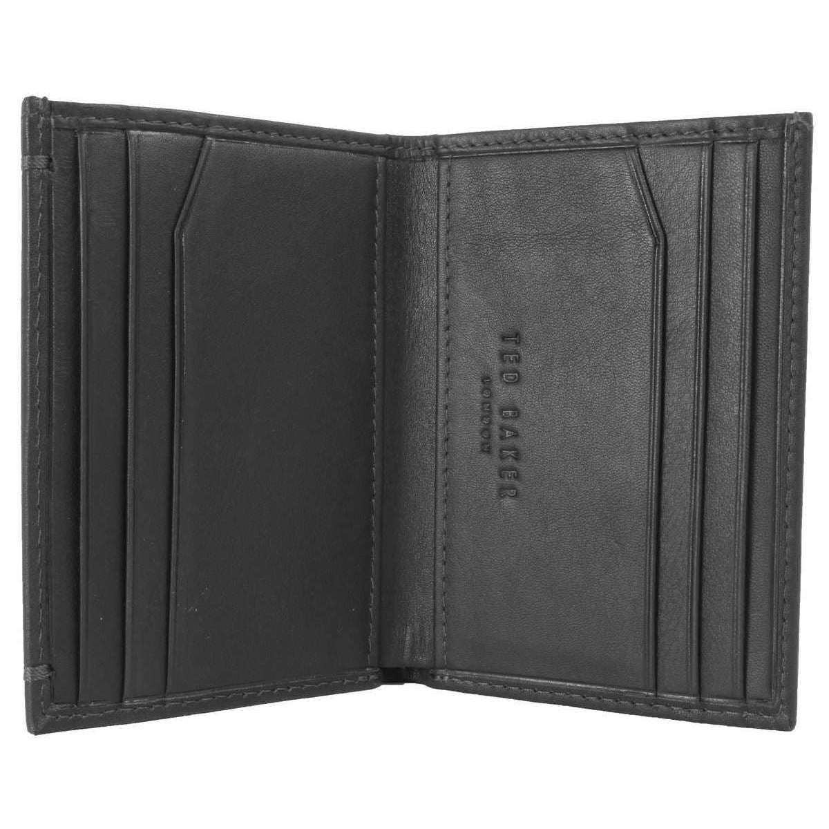 Ted Baker Zackory Leather Card Holder Wallet - Black - Image 4
