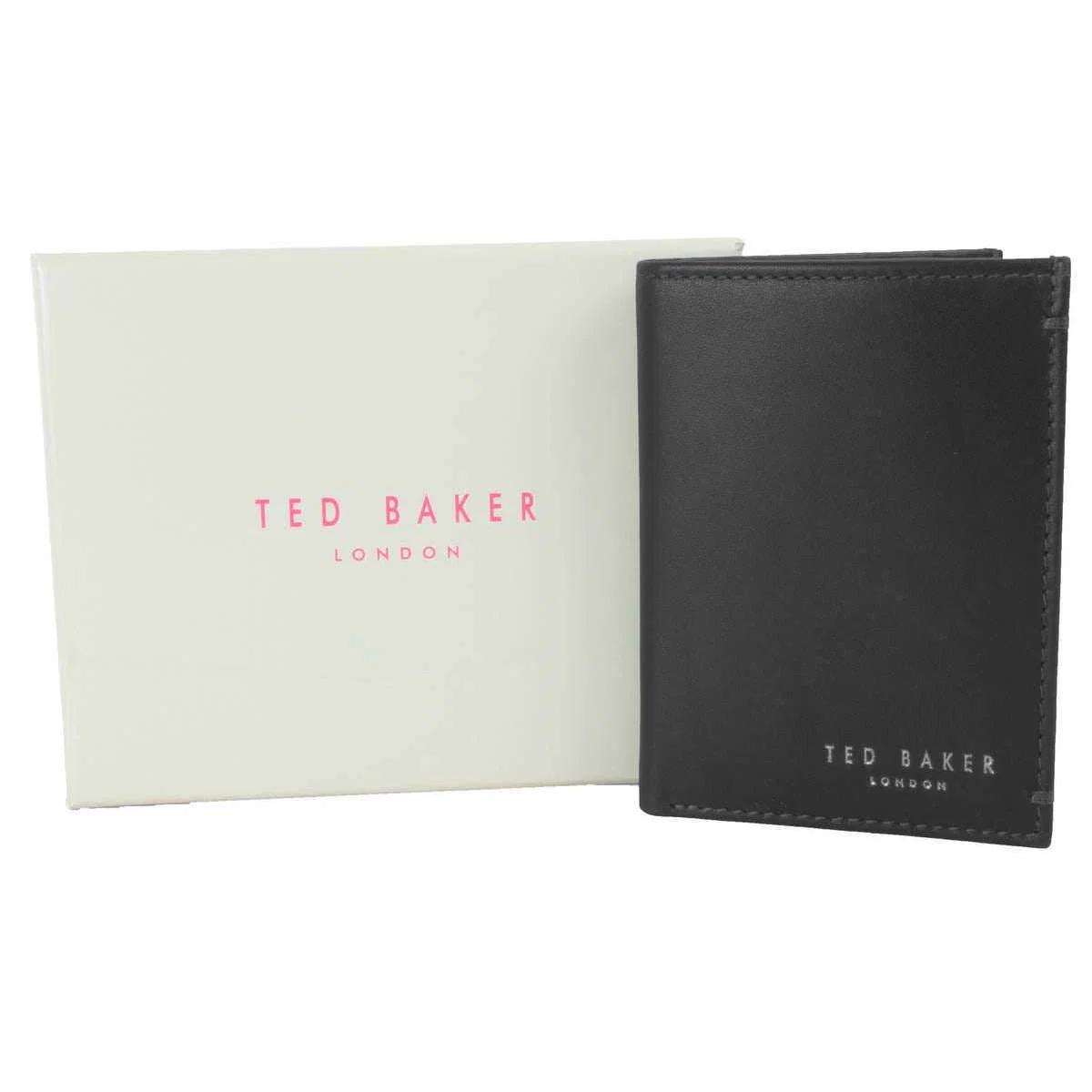 Ted Baker Zackory Leather Card Holder Wallet - Black - Image 6