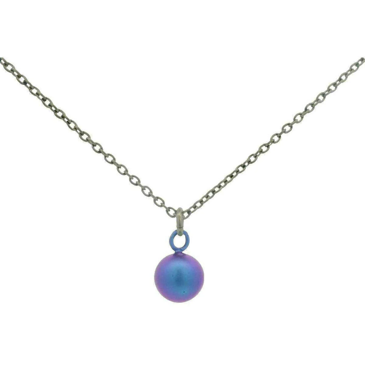 Ti2 Titanium Bead Pendant - Purple