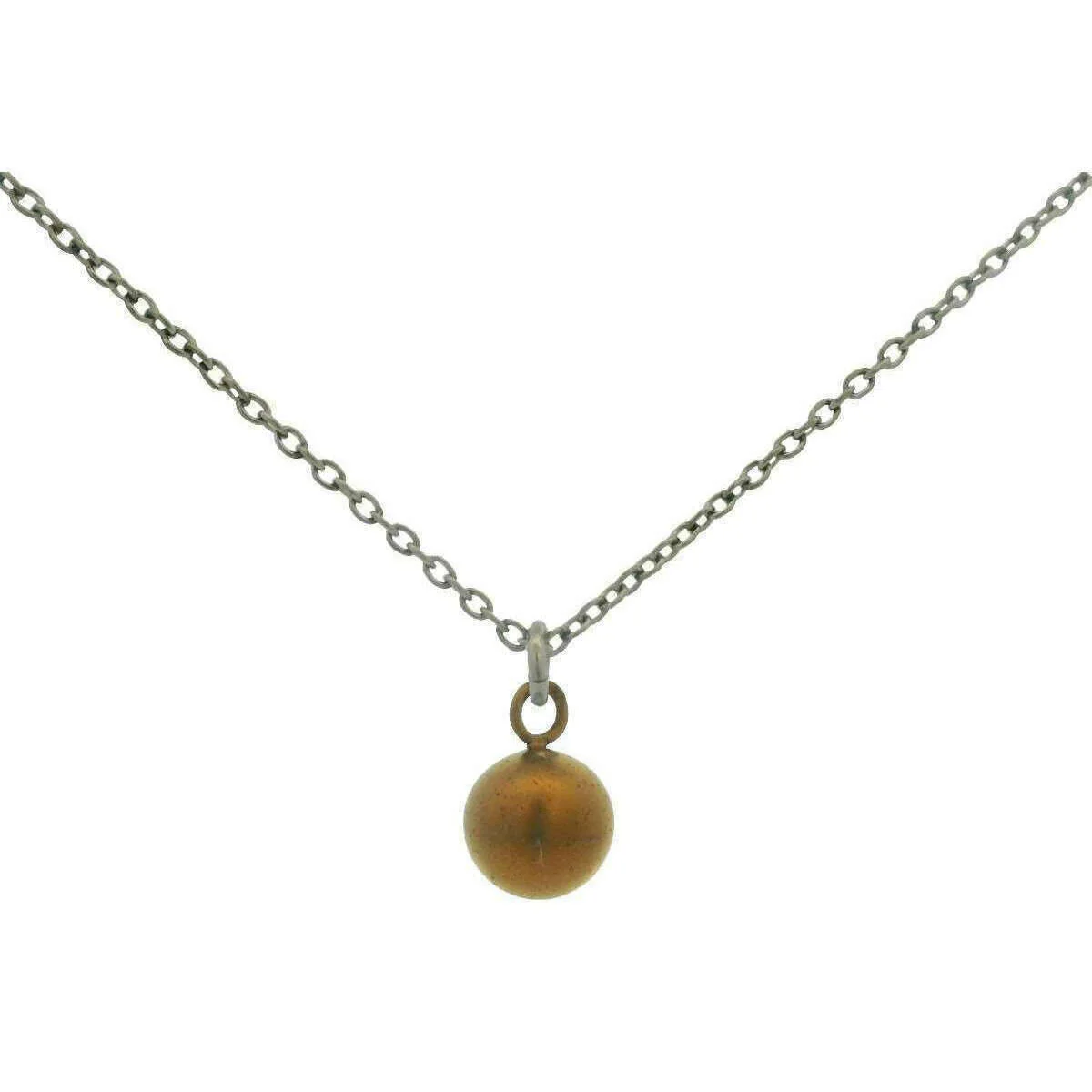 Ti2 Titanium Bead Pendant - Tan