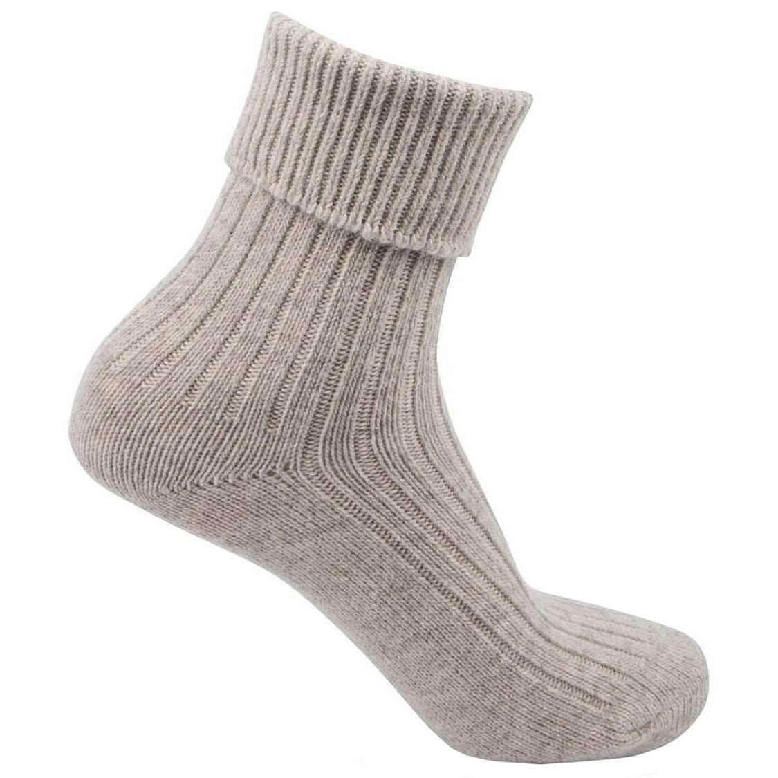 Totes Toasties Cashmere Blend Socks - Mink Grey - Image 2