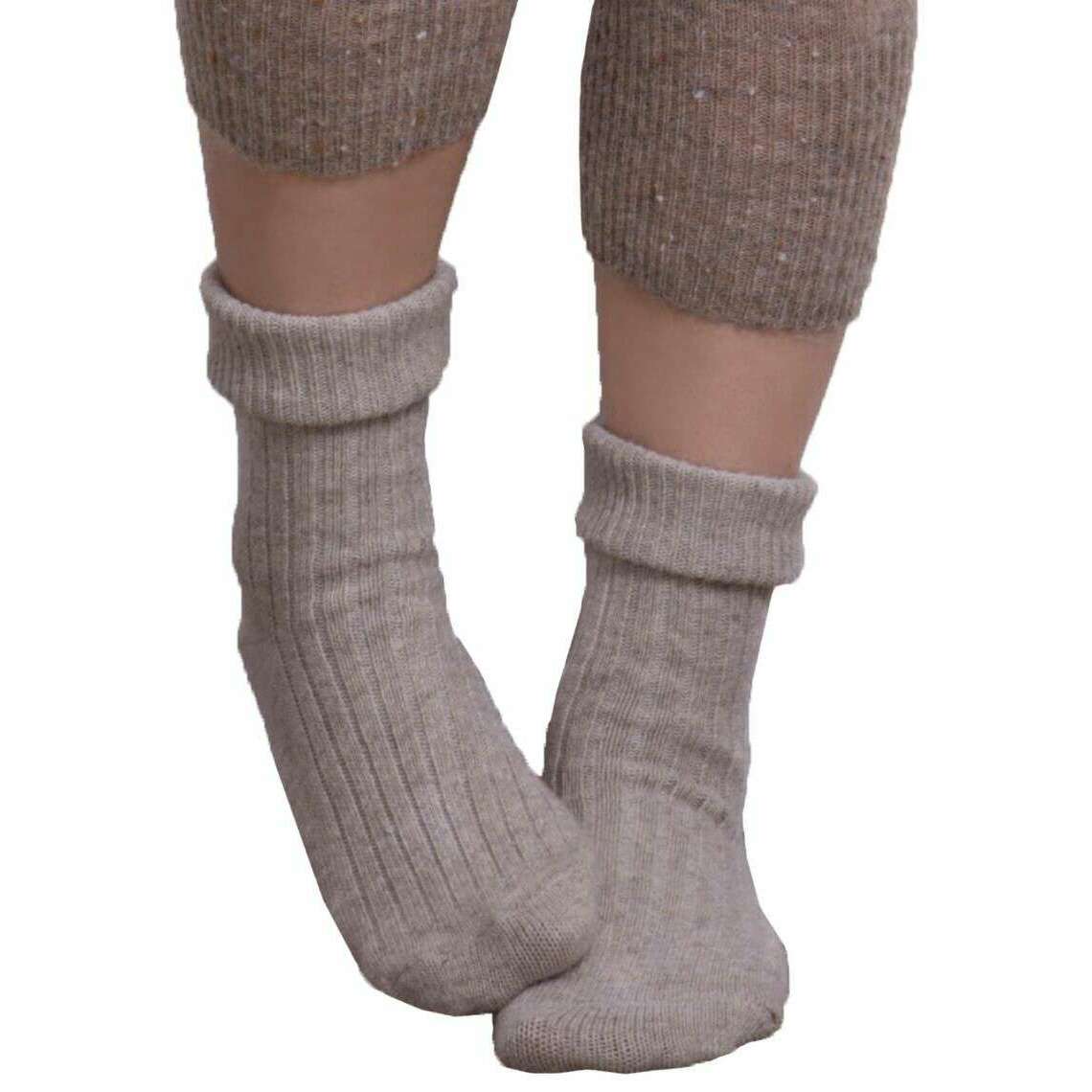 Totes Toasties Cashmere Blend Socks - Mink Grey - Image 3