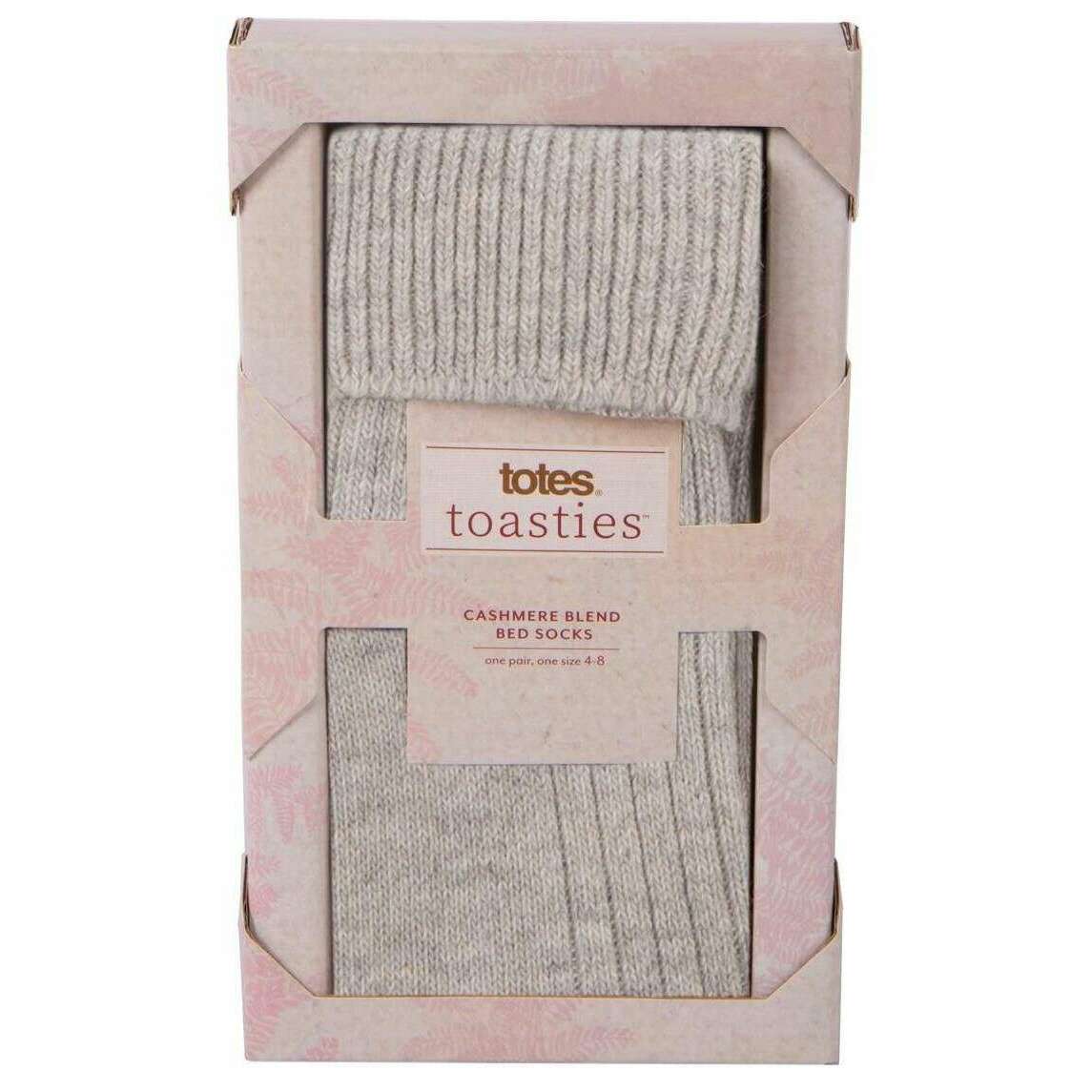Totes Toasties Cashmere Blend Socks - Mink Grey - Image 4