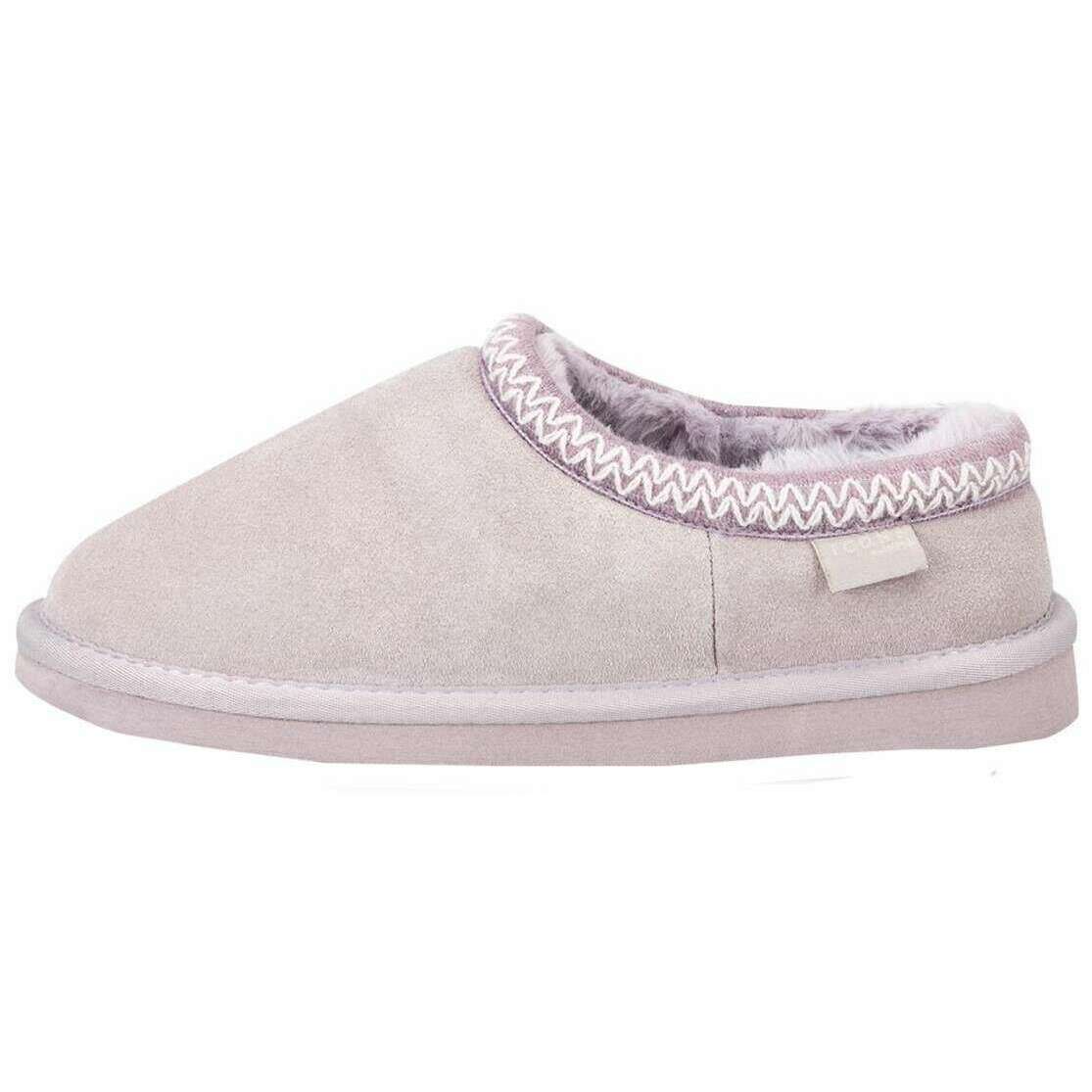Totes Toasties Icons Shoot Style Suede Slippers - Lilac - Image 3