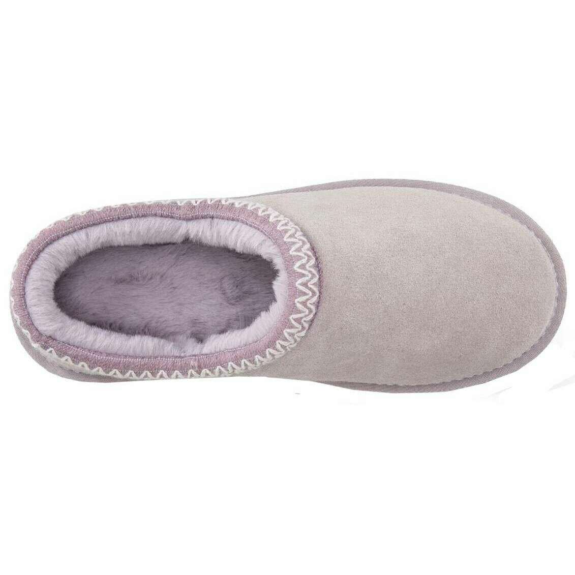 Totes Toasties Icons Shoot Style Suede Slippers - Lilac - Image 4
