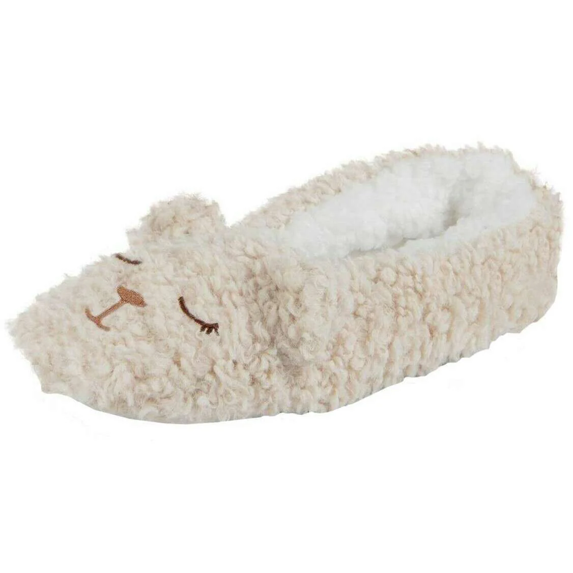 Totes Toasties Novelty Bear Footsies - Cream - Image 2