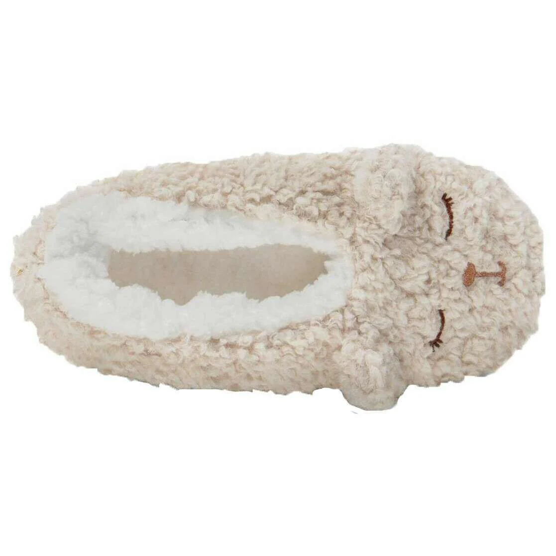 Totes Toasties Novelty Bear Footsies - Cream - Image 4