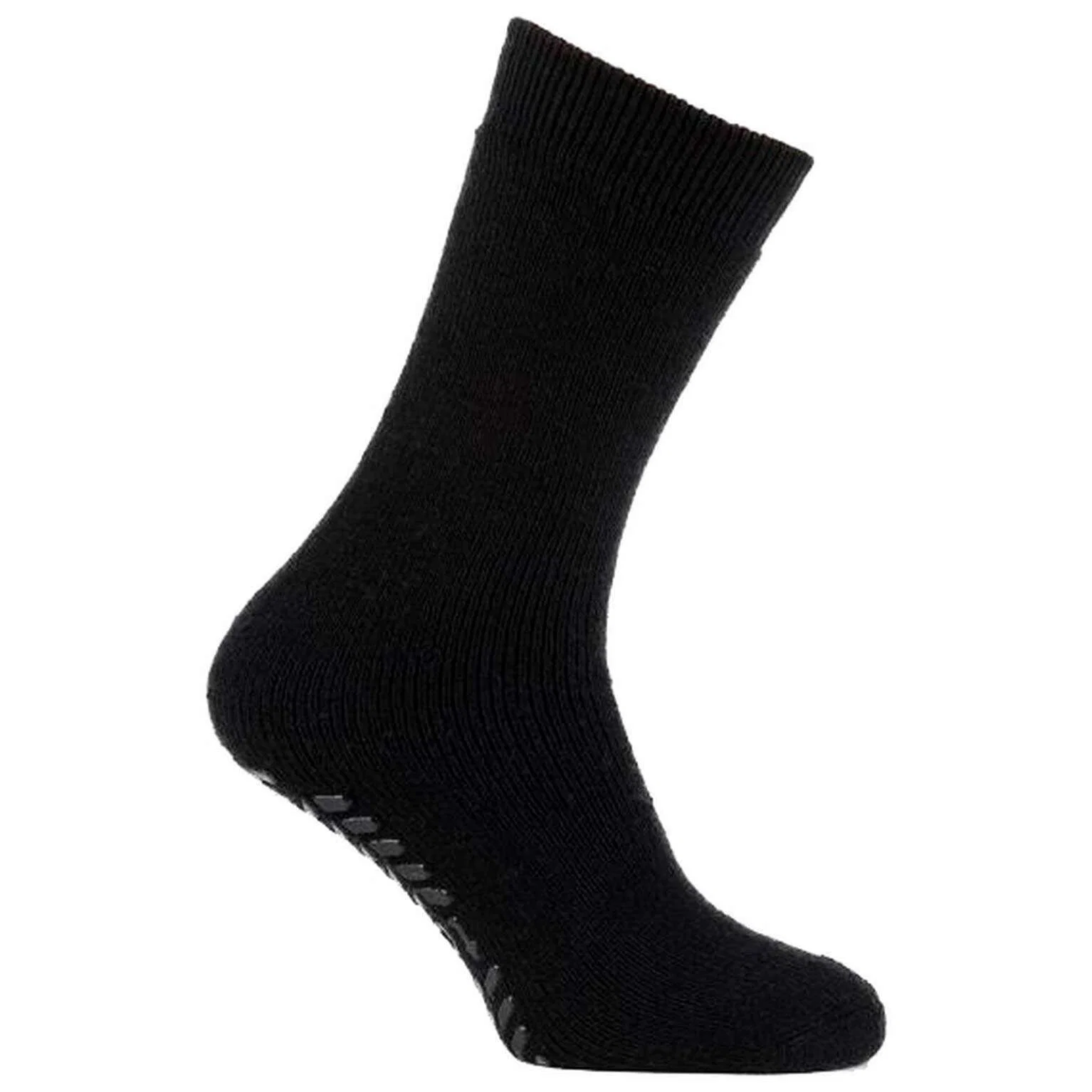 Totes Toasties Thermal Brushed Original Slipper Socks - Black - Image 2