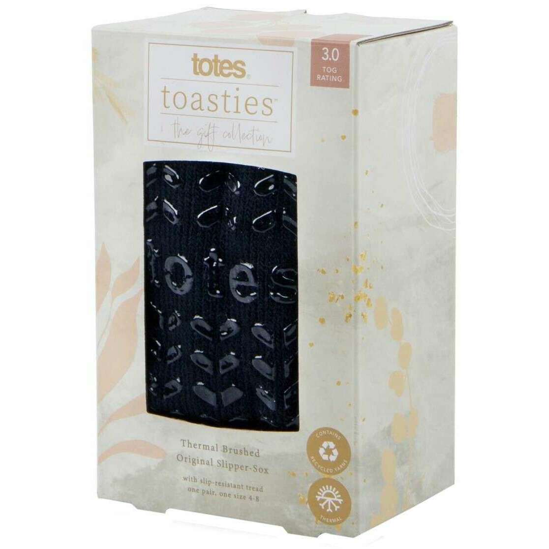 Totes Toasties Thermal Brushed Original Slipper Socks - Navy - Image 5