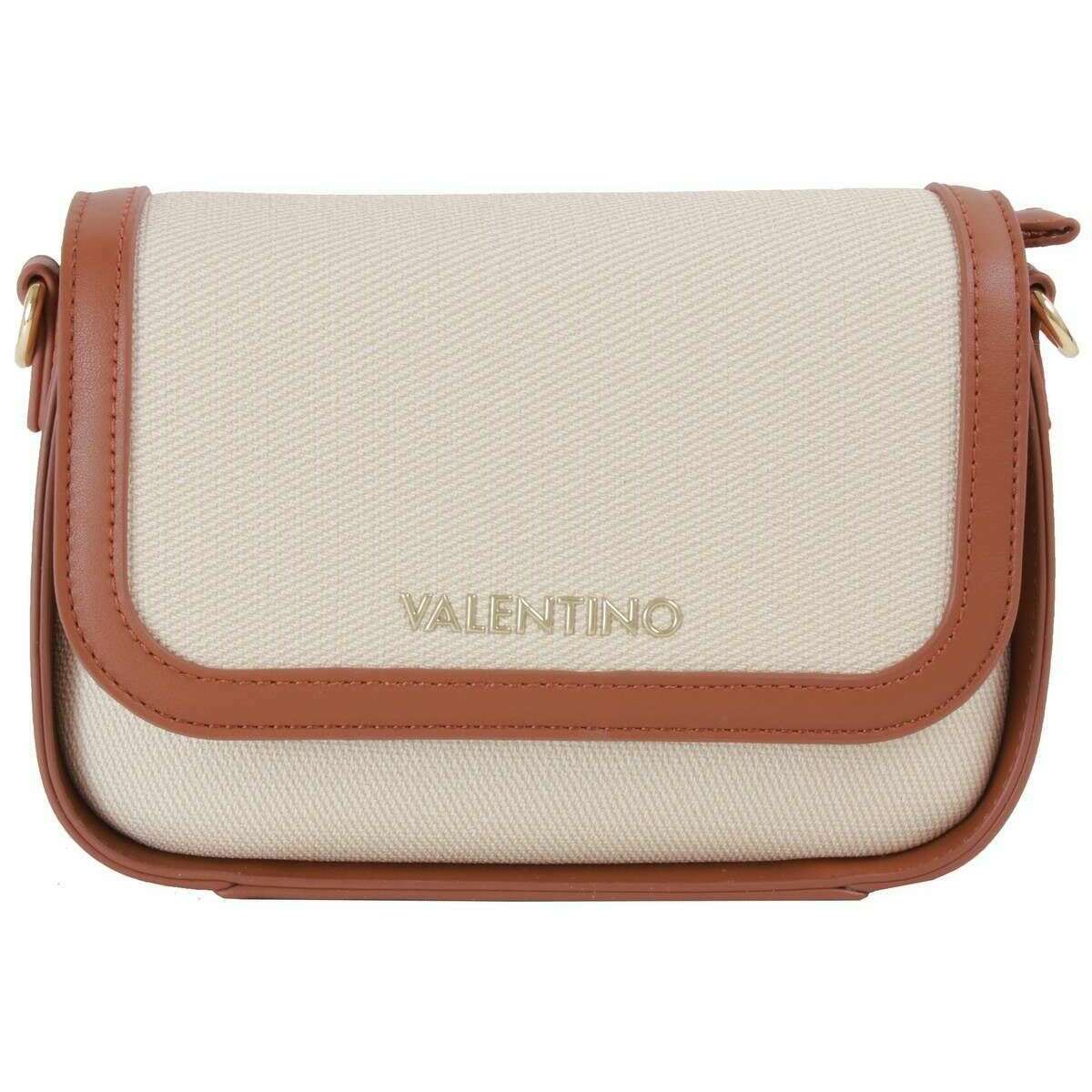 Valentino Atena RE Flap Bag - Cream/Tan