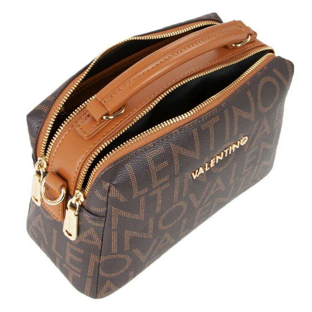 Valentino Regina Re Crossbody Bag - Morto Brown/Natural Tan - Image 3