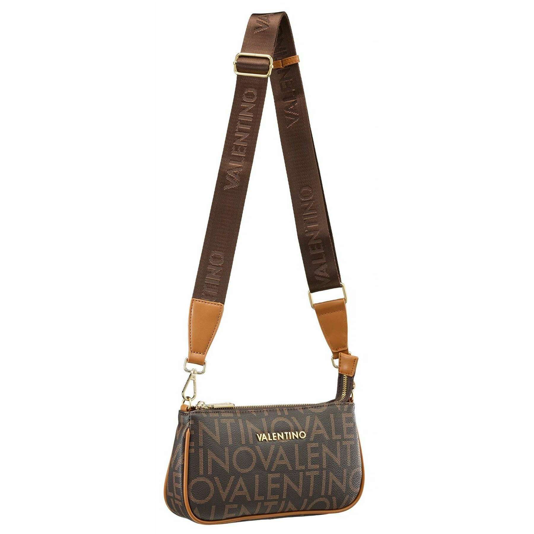 Valentino Regina Re Shoulder Bag - Morto Brown/Natural Tan - Image 6