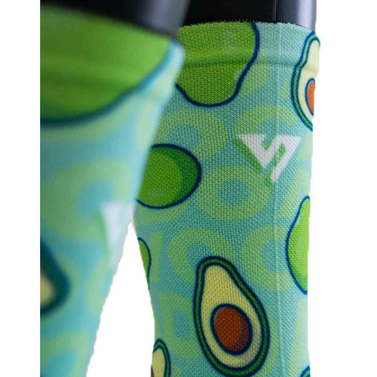 Versus Avocado Active Crew Socks - Green/Black - Image 3