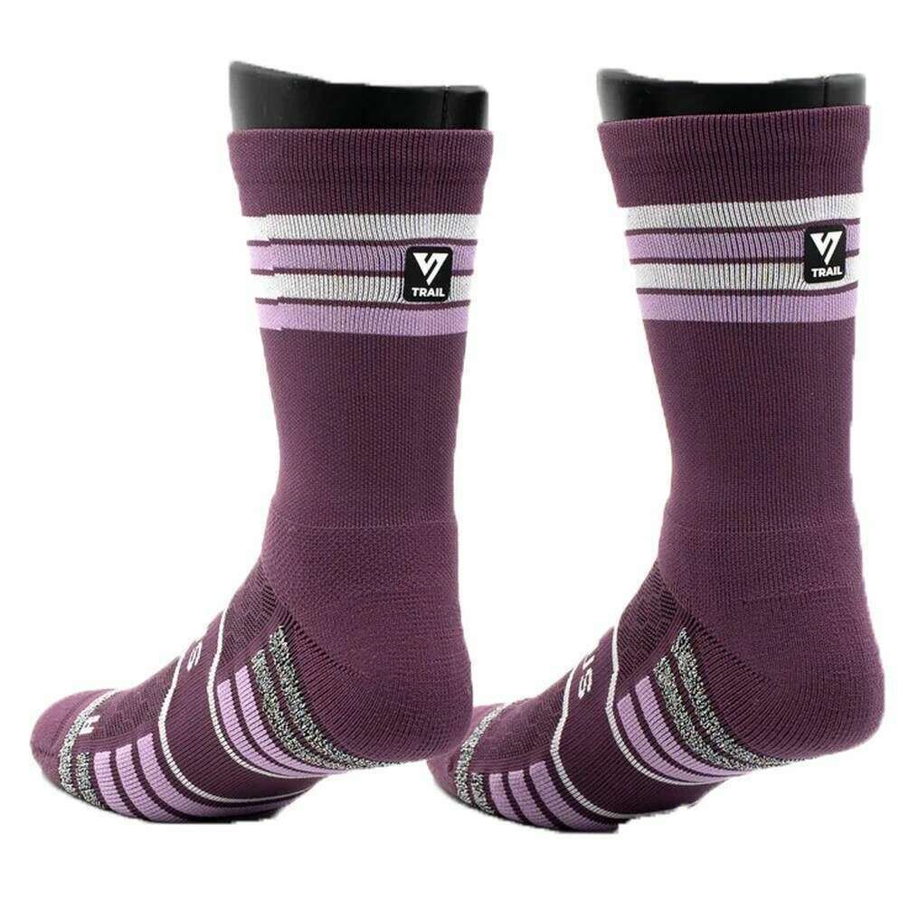 Versus Midnight Trail Running Socks - Plum Purple - Image 3