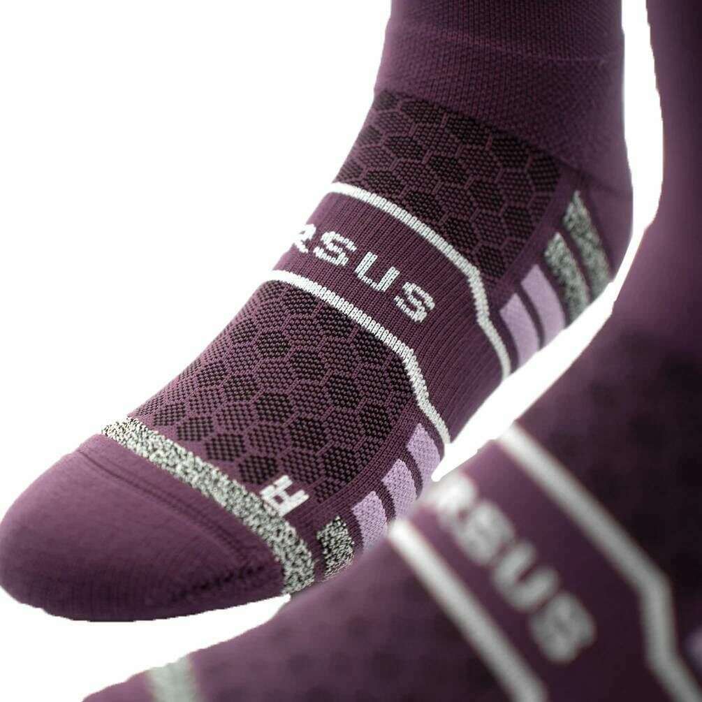 Versus Midnight Trail Running Socks - Plum Purple - Image 4
