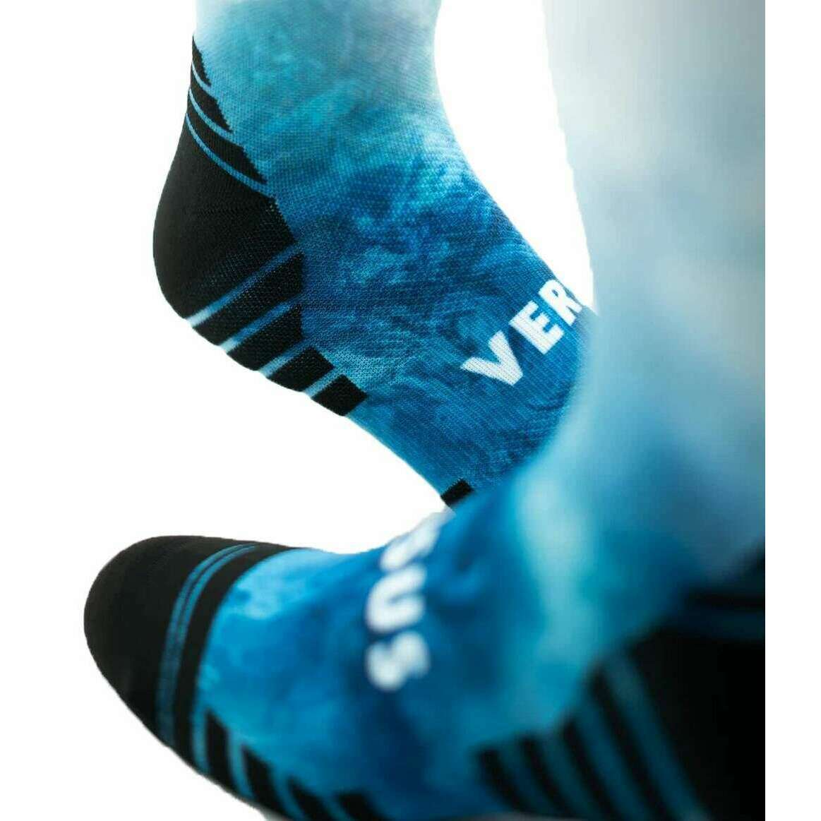 Versus Riptide Active Crew Socks - White/Blue/Black - Image 3
