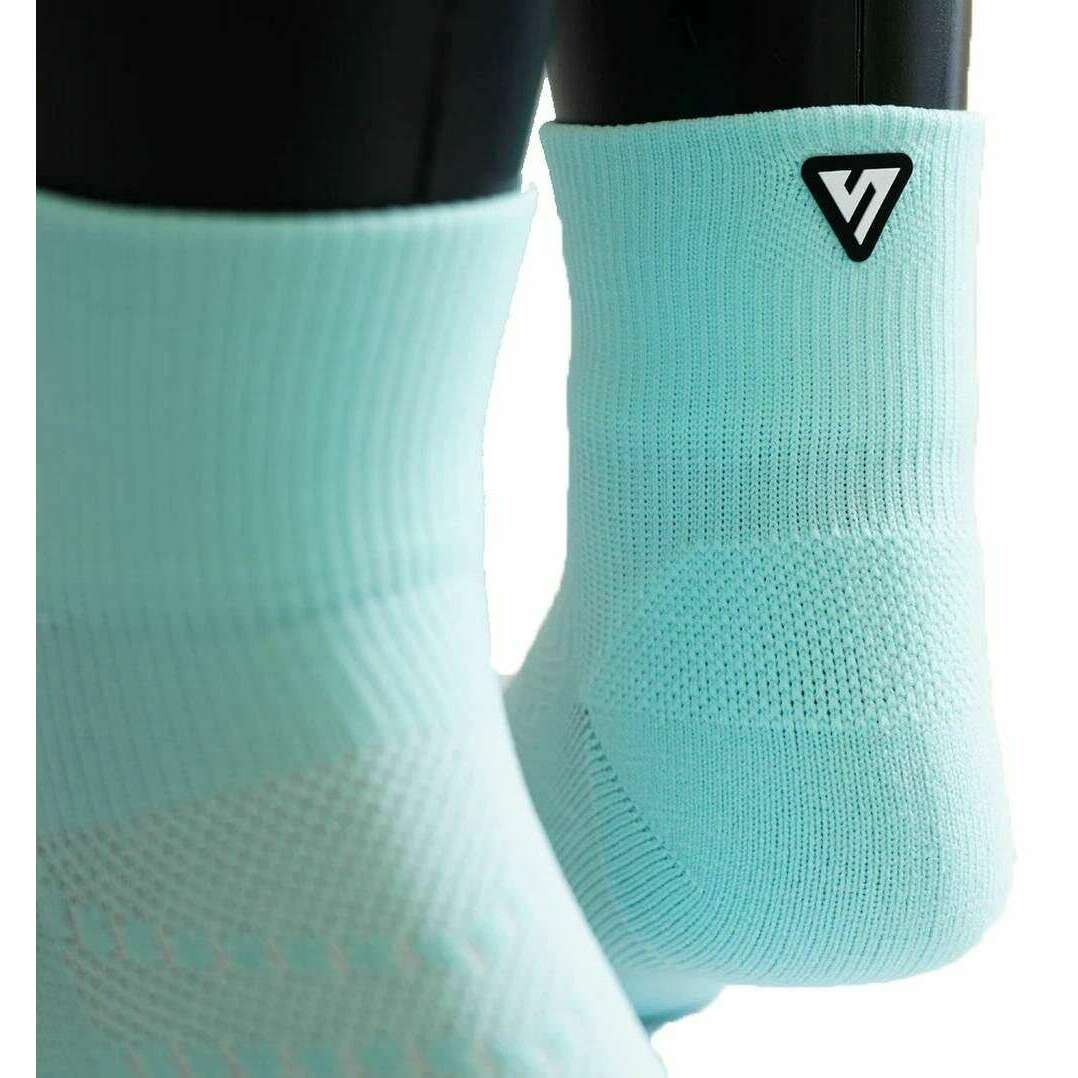 Versus Running Quarter Socks - Mint Blue - Image 2