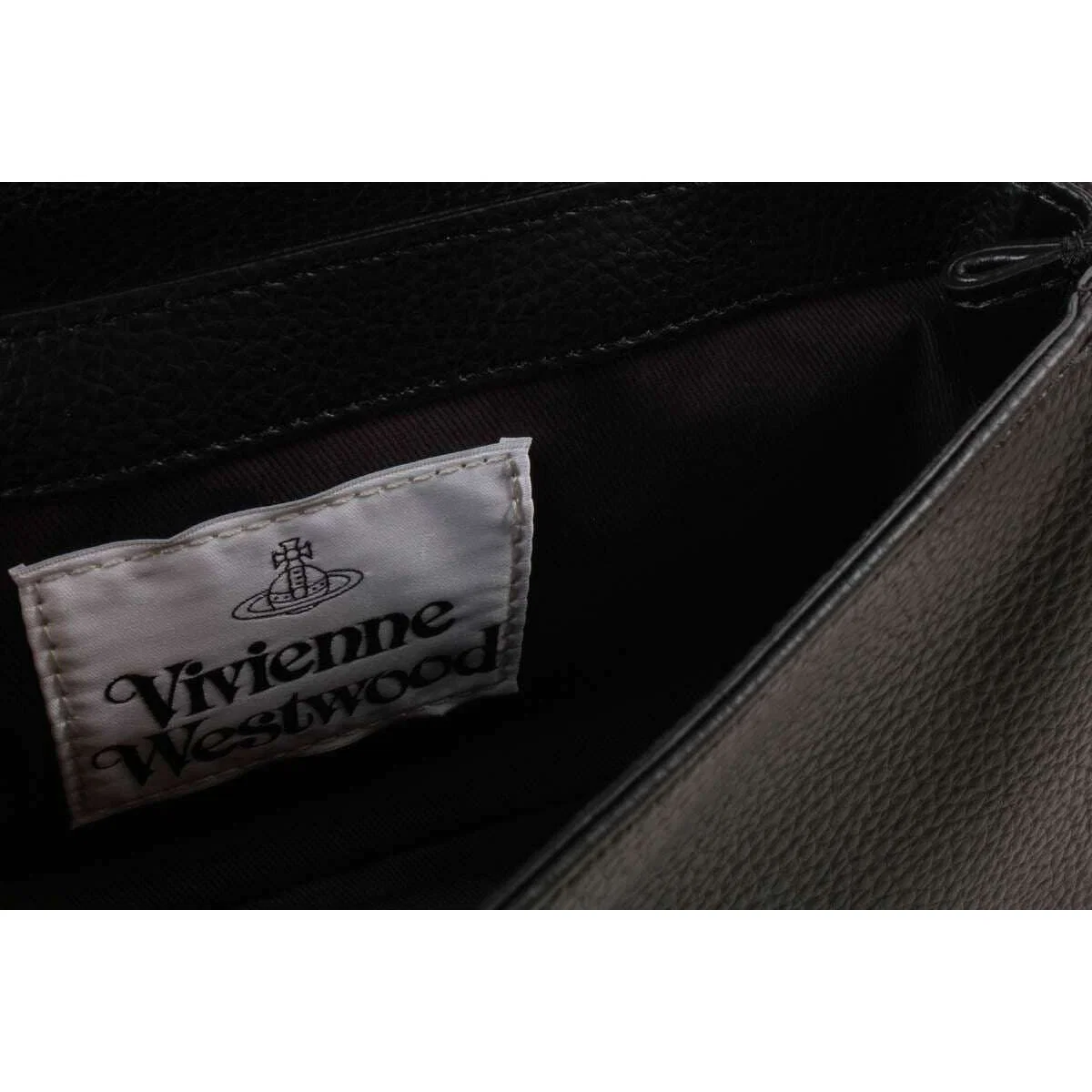 Vivienne Westwood Grain Chain Crossbody Purse - Black - Image 3
