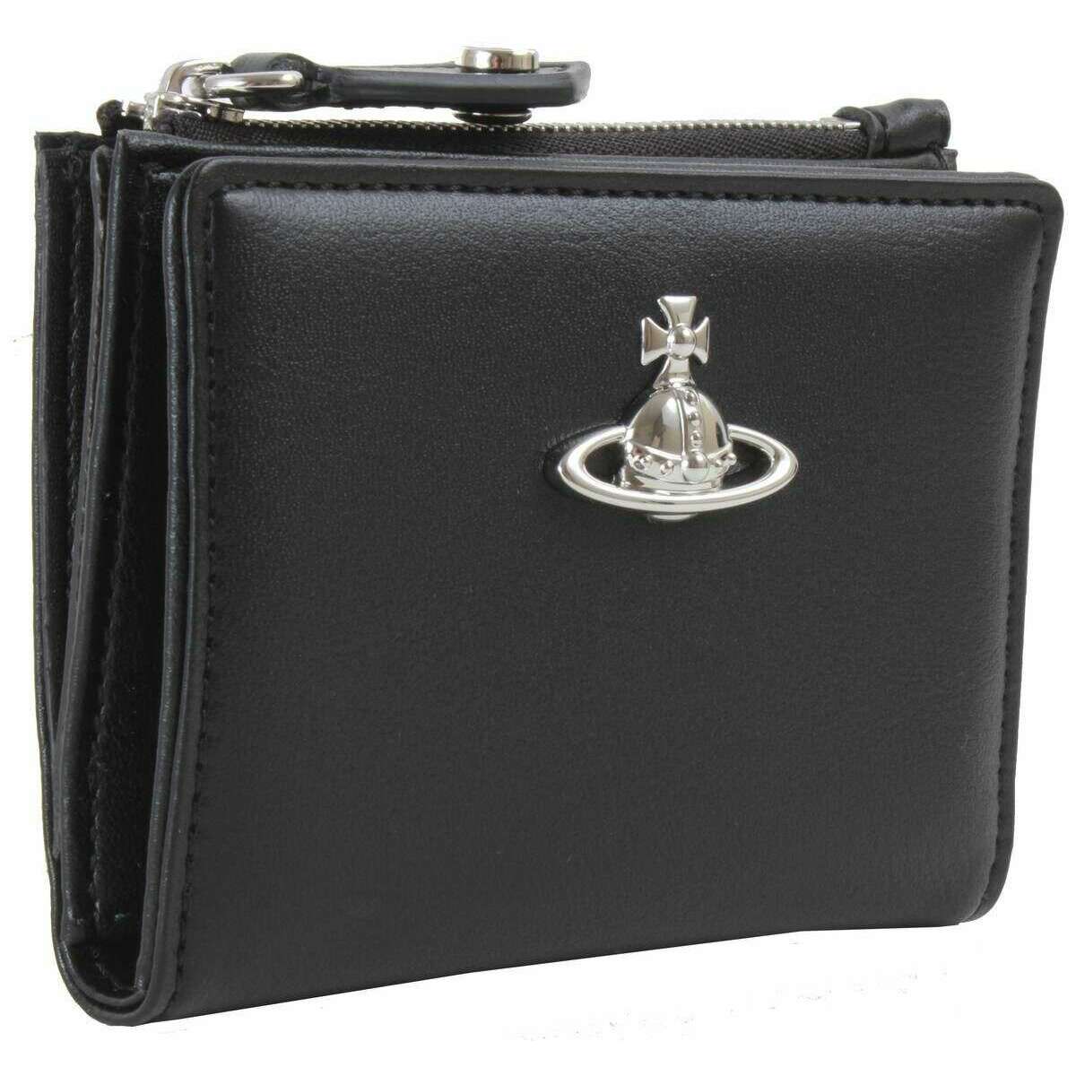 Vivienne Westwood Slim Flap Card Holder - Black - Image 4