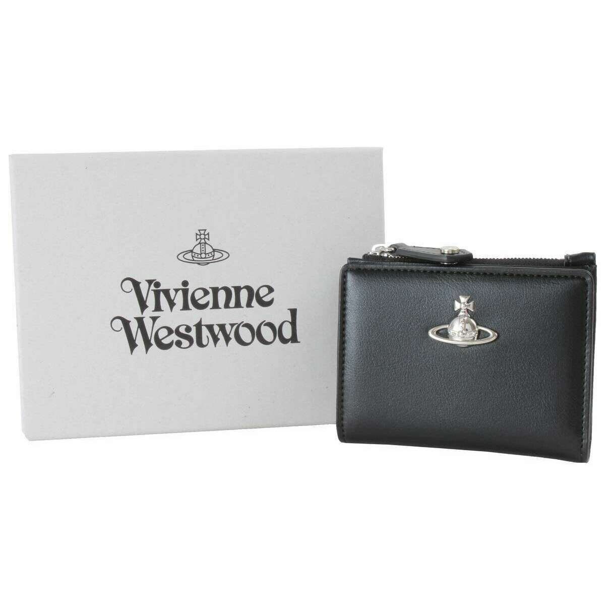 Vivienne Westwood Slim Flap Card Holder - Black - Image 5