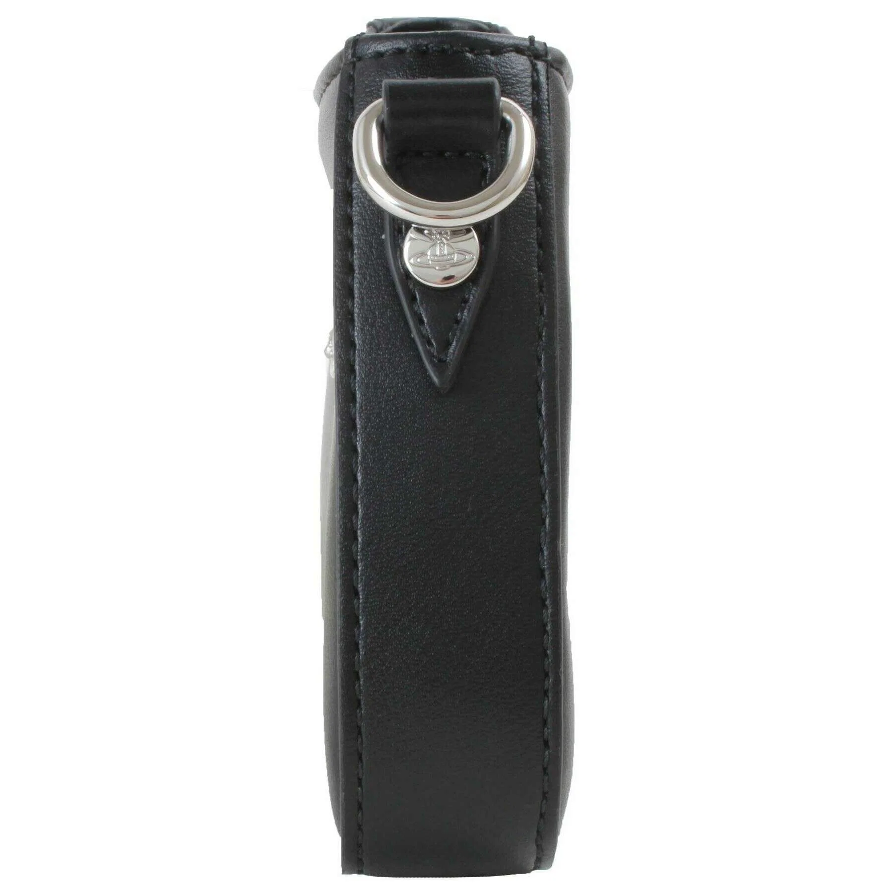 Vivienne Westwood Smooth Tasha Shoulder Phone Bag - Black - Image 5