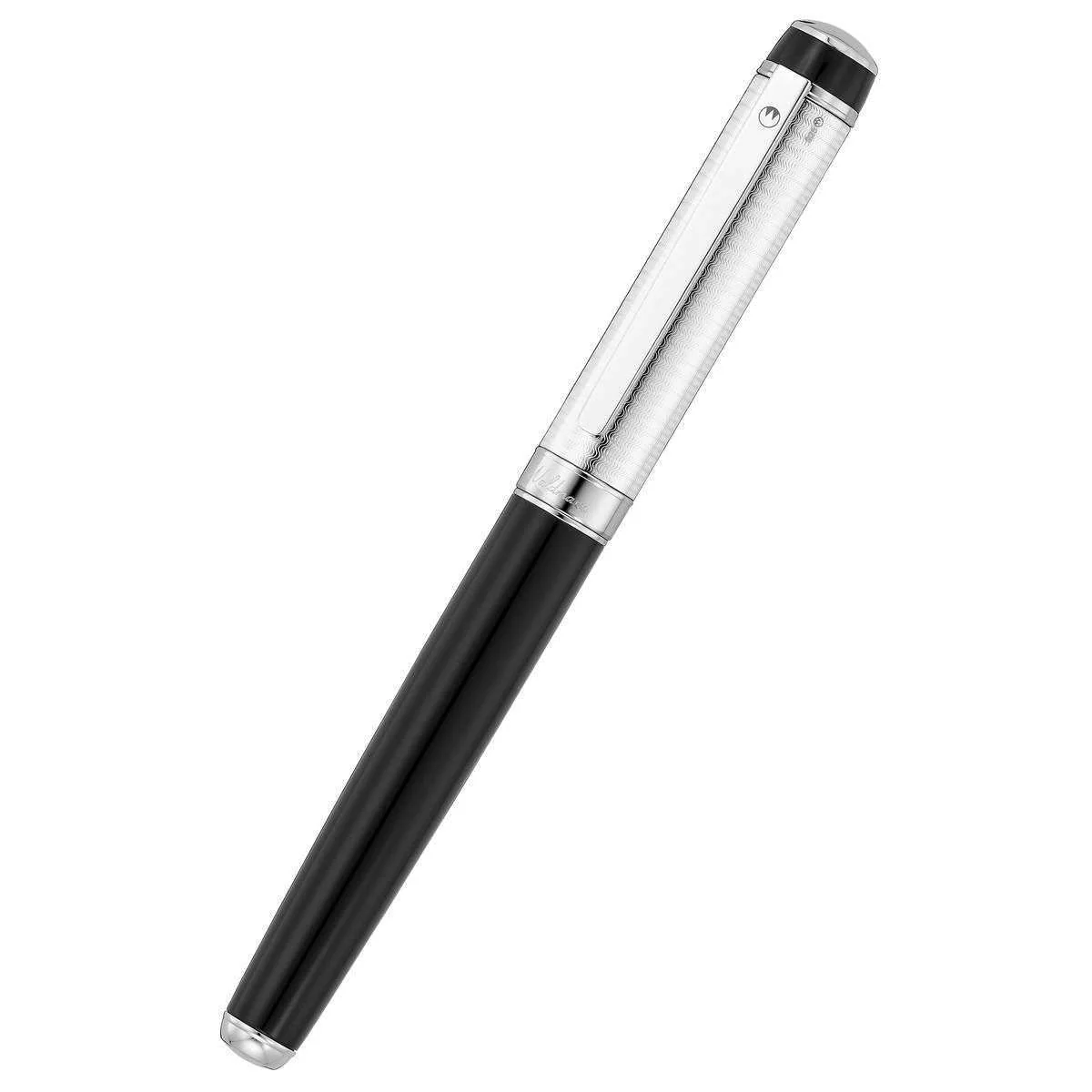 Waldmann Pens Grandeur Stainless Steel Nib Fountain Pen - Black - Image 2
