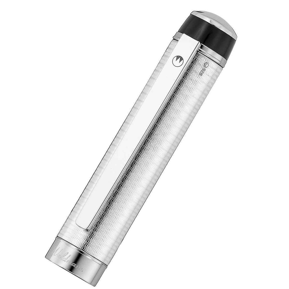 Waldmann Pens Grandeur Stainless Steel Nib Fountain Pen - Black - Image 4